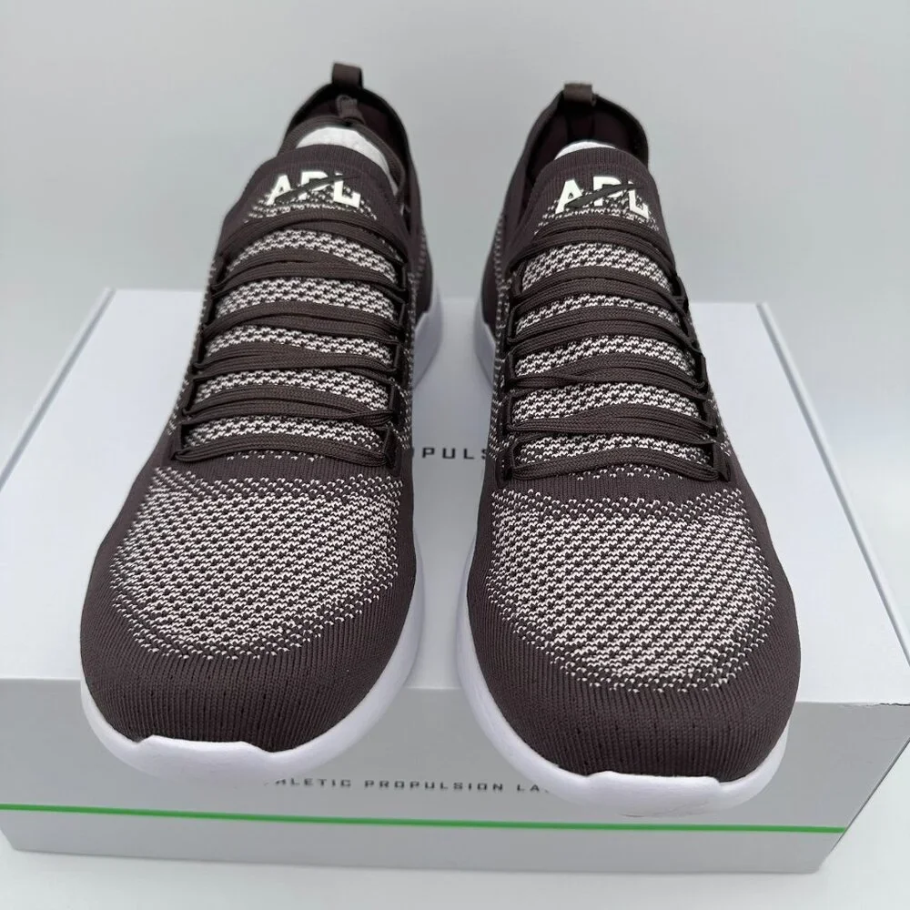 APL Men's‎ TechLoom Breeze Running Sneaker, Size 13, Chocolate/Silk/White